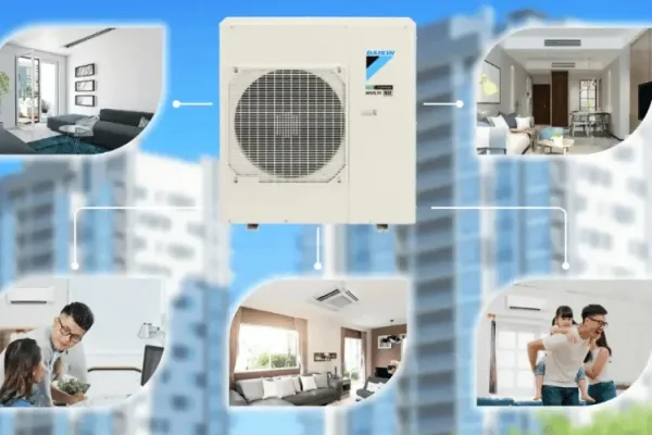 Điều hòa multi cho phép điều chỉnh độc lập từng phòng