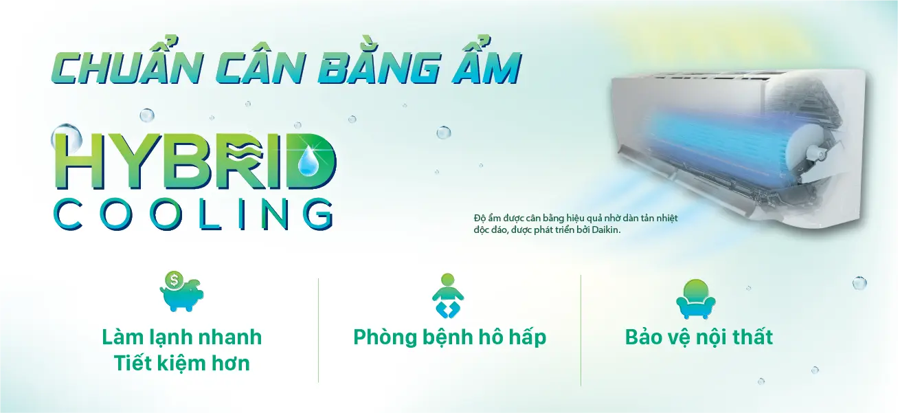 Chuẩn cân bằng ẩm Hybrid Cooling